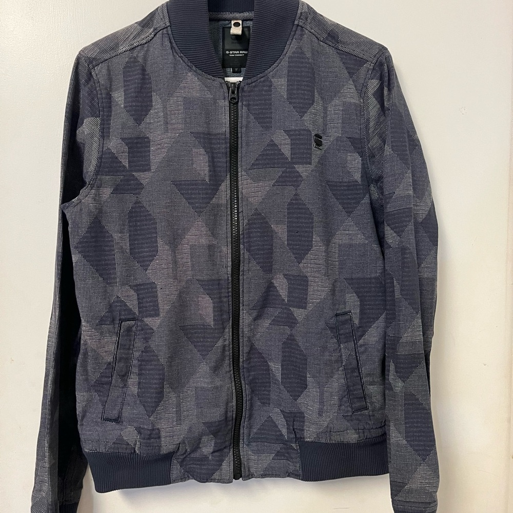 G-Star Raw Jacket in Navy and Gray